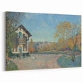 Alfred Sisley Art: French Countryside Home Impressionist Canvas Print