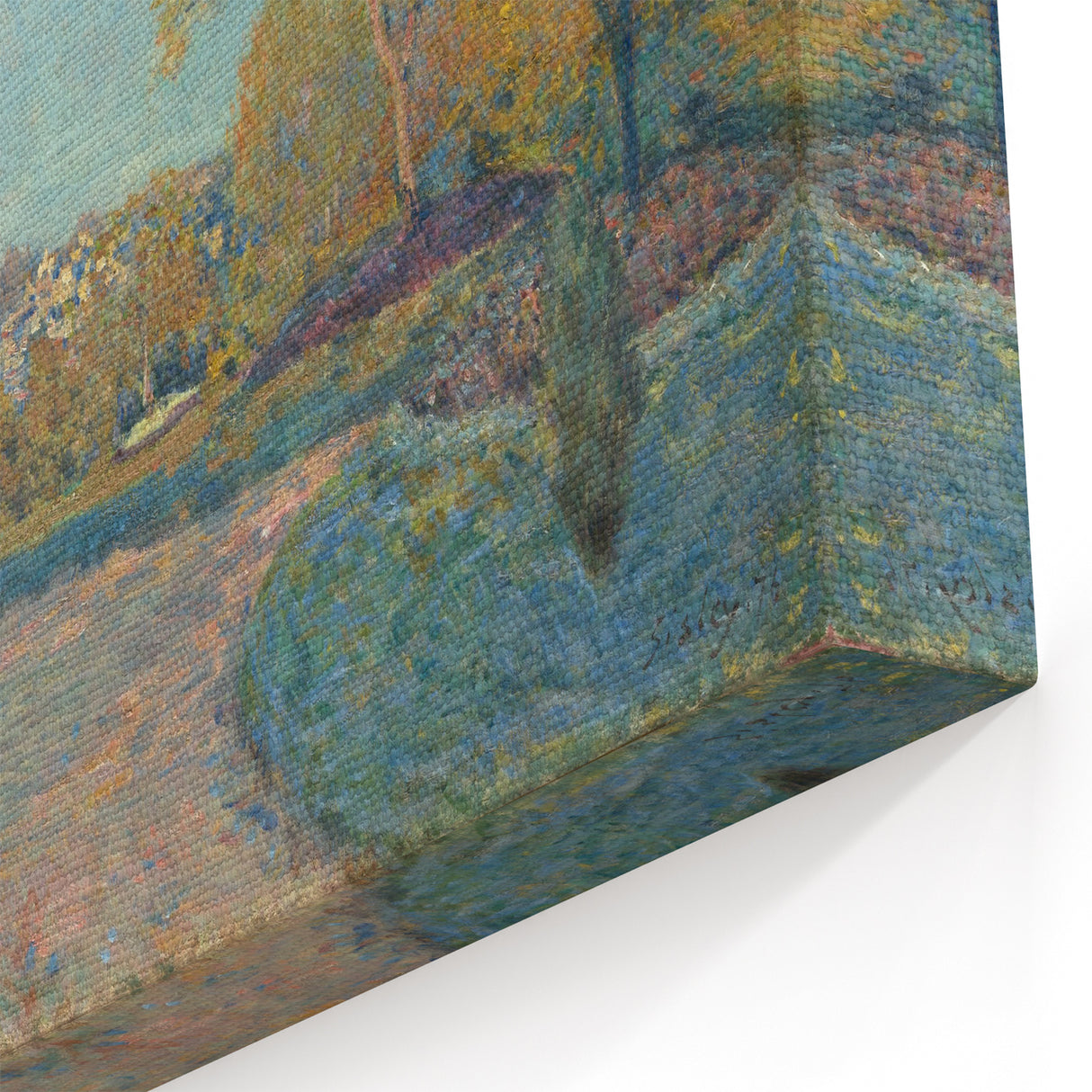 Alfred Sisley Art: French Countryside Home Impressionist Canvas Print