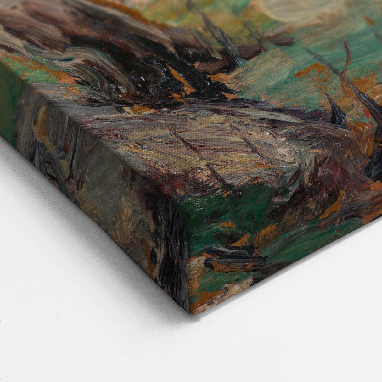 Alfred Sisley Art: Rustic French Countryside Home Canvas Print