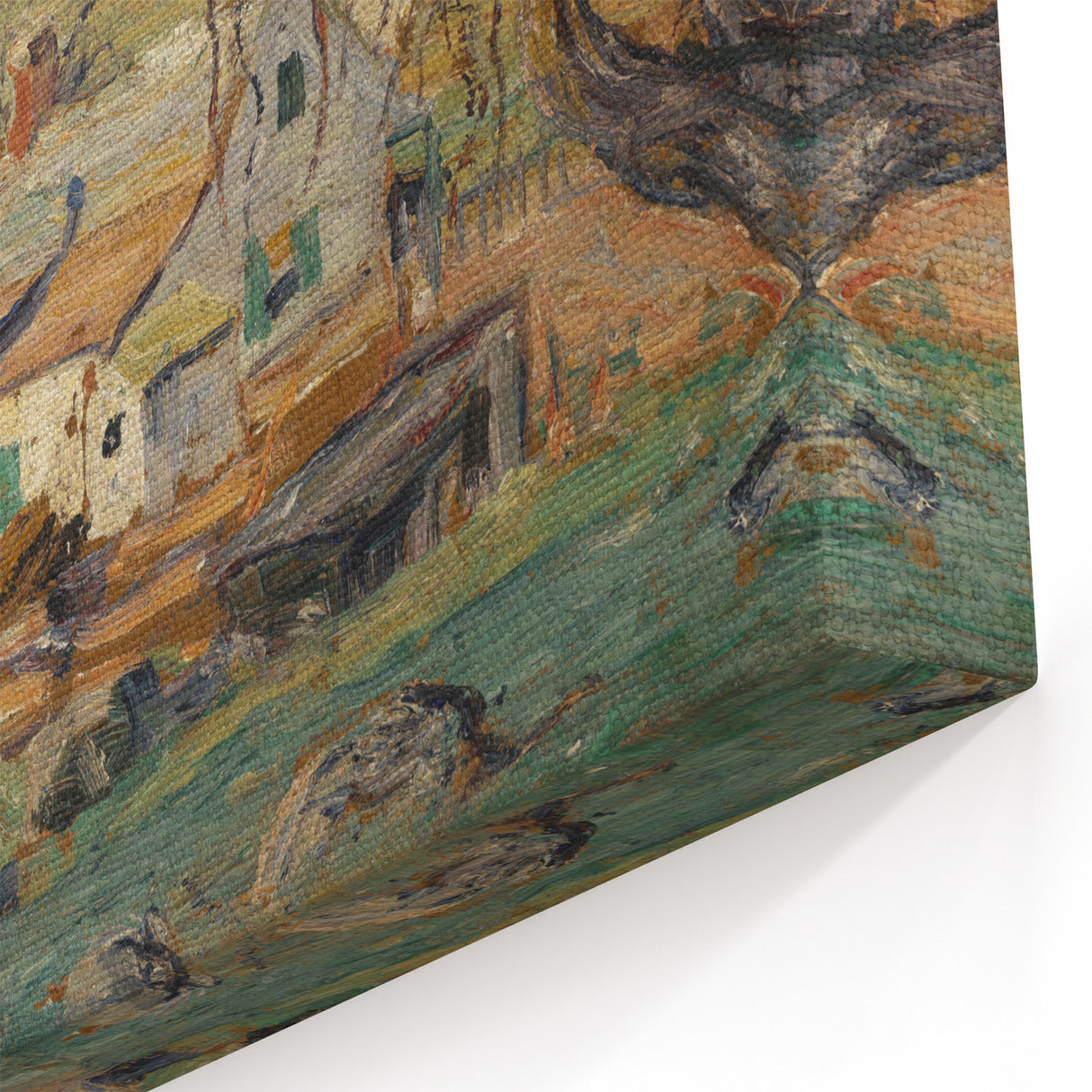 Alfred Sisley Art: Rustic French Countryside Home Canvas Print