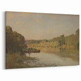Alfred Sisley Art - Peaceful River Scene French Landscape Canvas Print