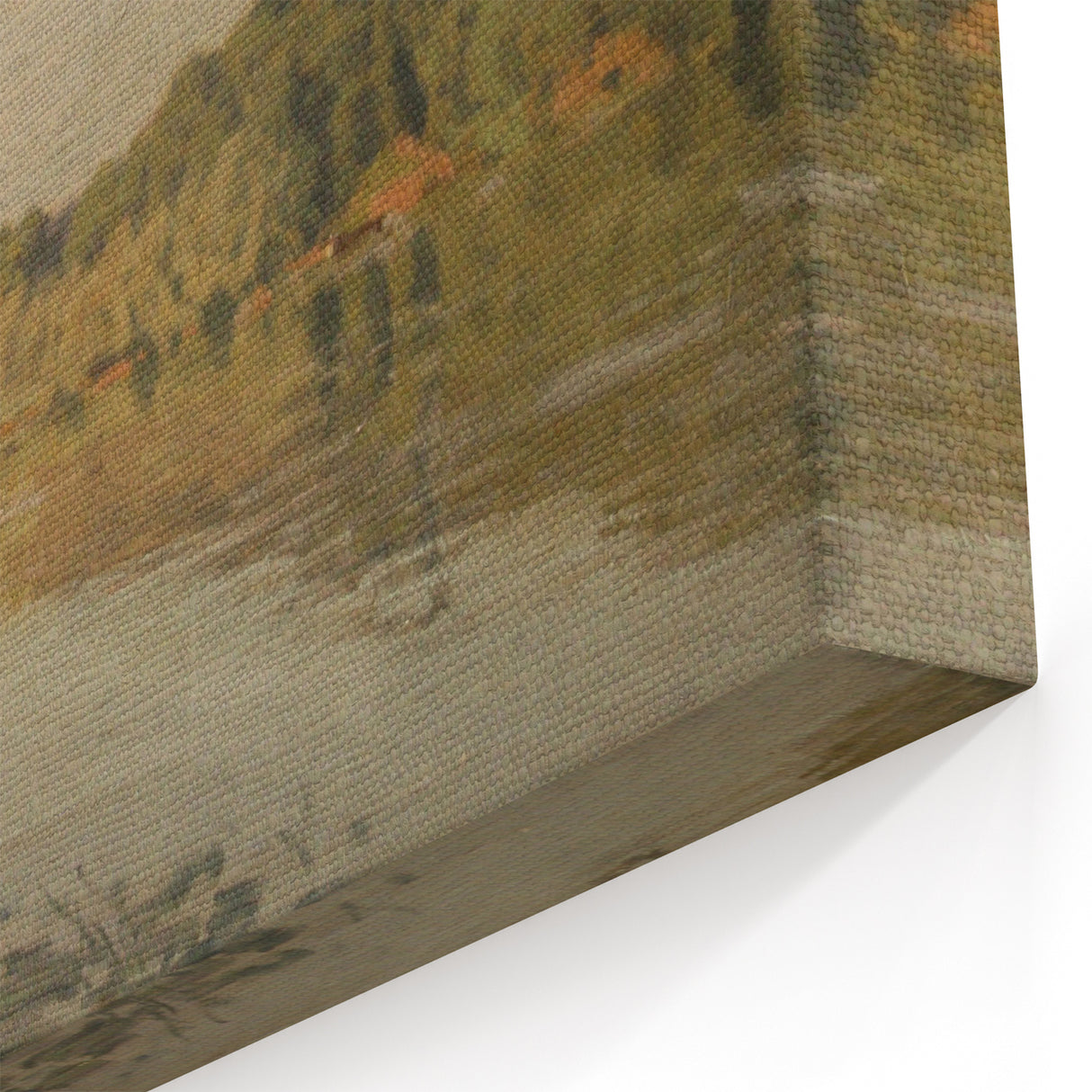 Alfred Sisley Art - Peaceful River Scene French Landscape Canvas Print