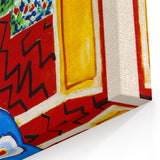 Matisse Canvas Wall Art - Red Interior Still Life Fauvism Art Print