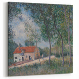 Alfred Sisley Art - Tranquil Cottage Among Trees French Landscape Print