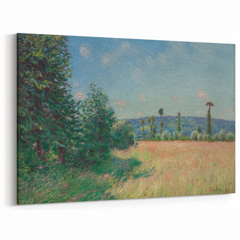 Alfred Sisley Art - Serene French Countryside Landscape Canvas Print