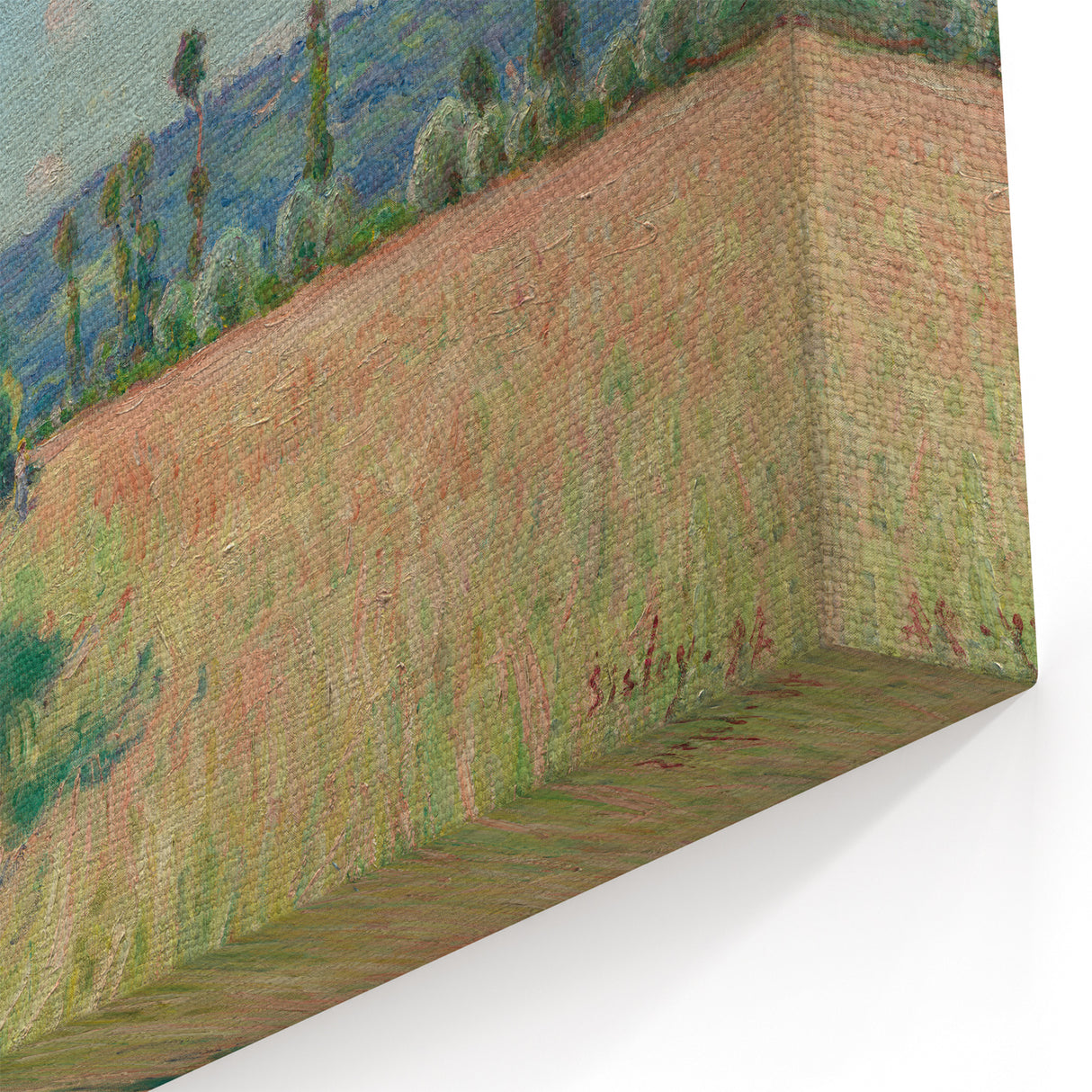 Alfred Sisley Art - Serene French Countryside Landscape Canvas Print