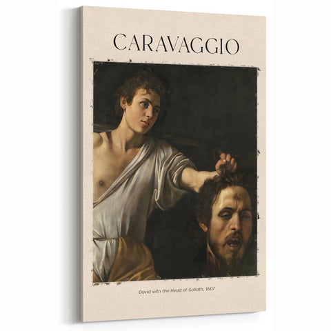 Caravaggio Art Prints – David with the Head of Goliath by Michelangelo Merisi