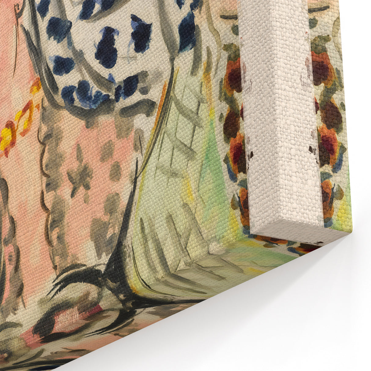 Henri Matisse Art Prints - Odalisque with Black Armchair Canvas Wall Art