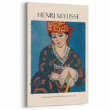Henri Matisse Art Prints - Madras Rouge Headdress Modern Canvas Wall Art