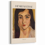Henri Matisse Art Prints - Lorette 1917 Portrait Canvas Wall Art Print