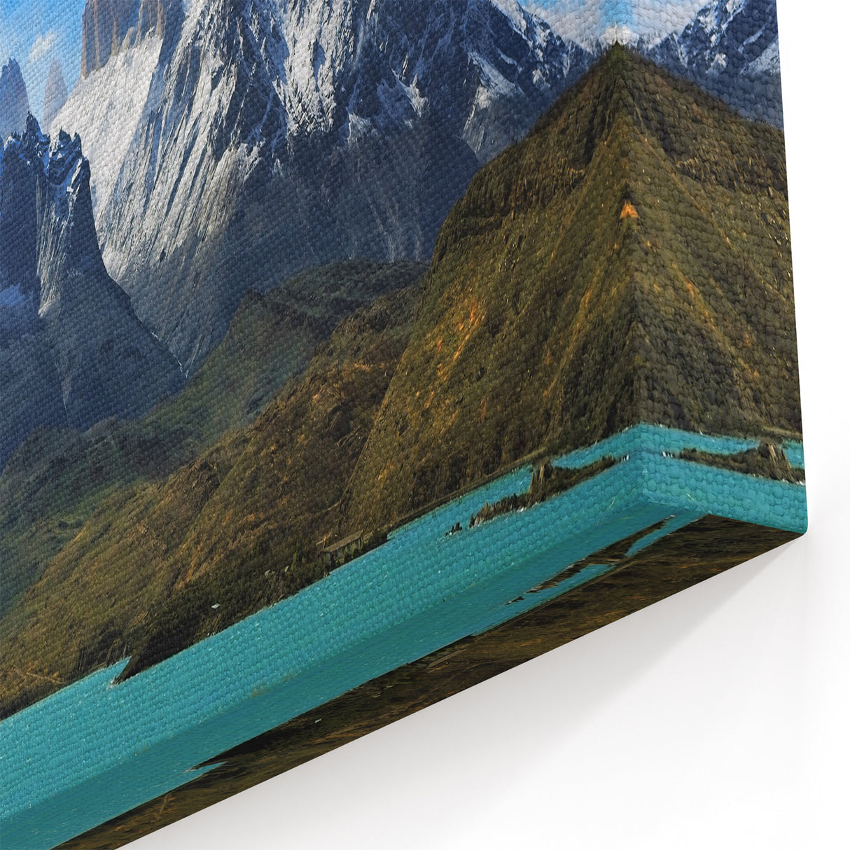 Framed Chile Photography - Torres del Paine Chilean Scenery Art