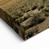 Chile Landscape Prints - Andean Volcanoes with Guanacos South America Wall Decor