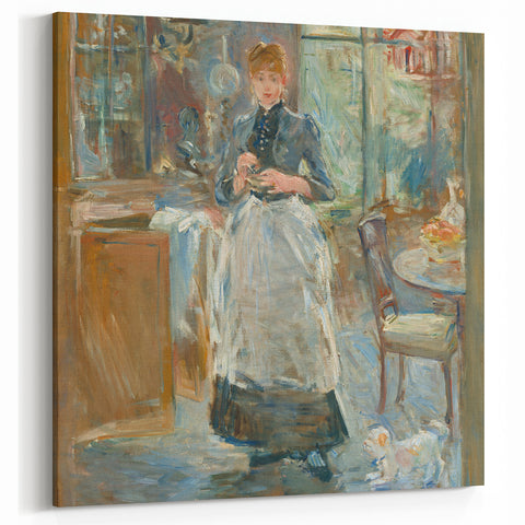 Berthe Morisot Art - Elegant 19th Century French Domestic Impressionist Scene