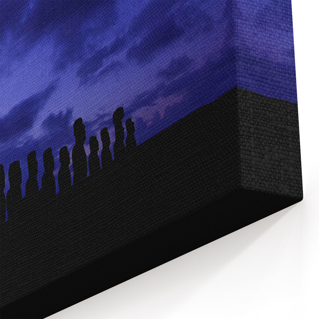 Chile Wall Art - Moai Statues Silhouette South America Wall Decor