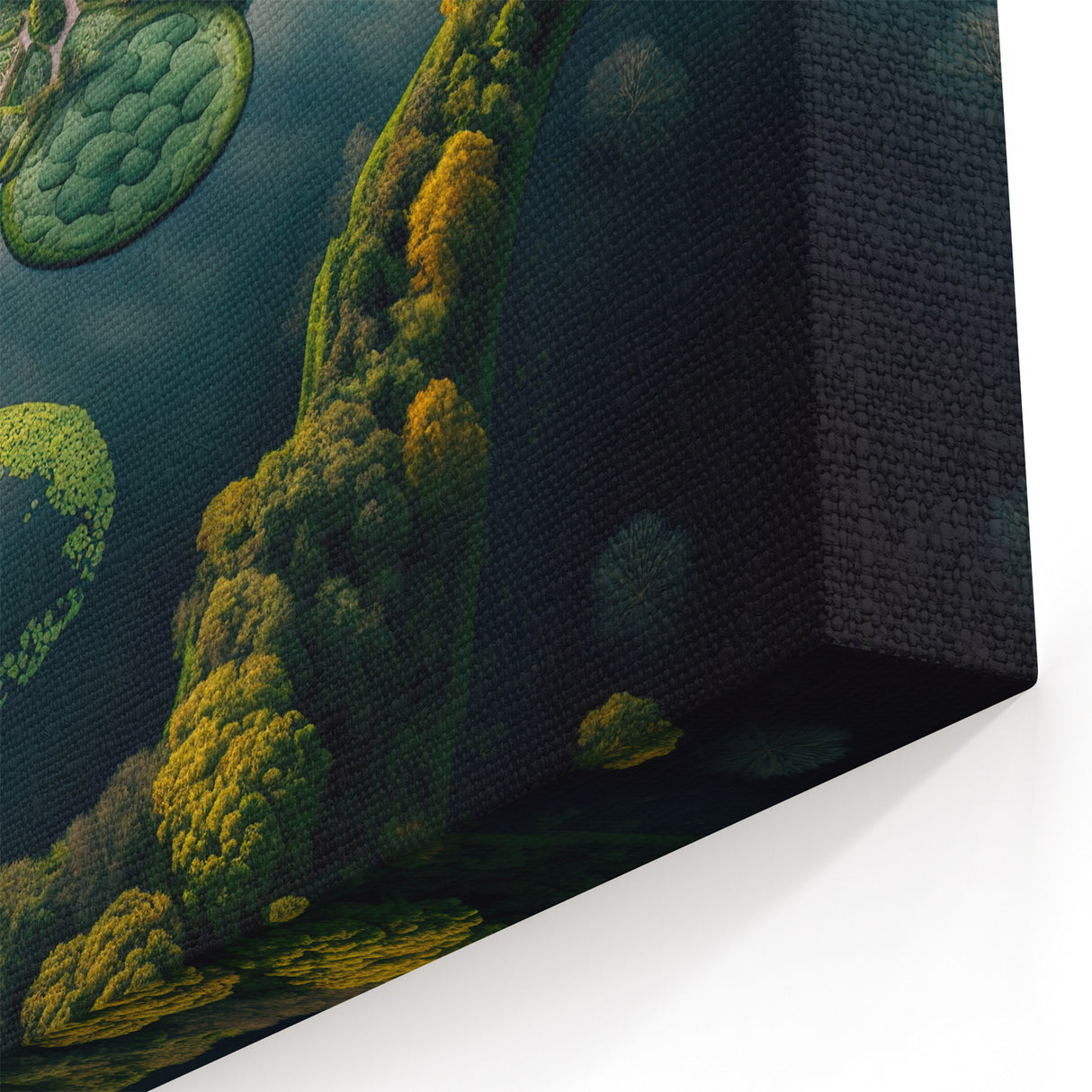 Denmark Wall Art - Scenic Aerial View of Danish Lakes and Gardens