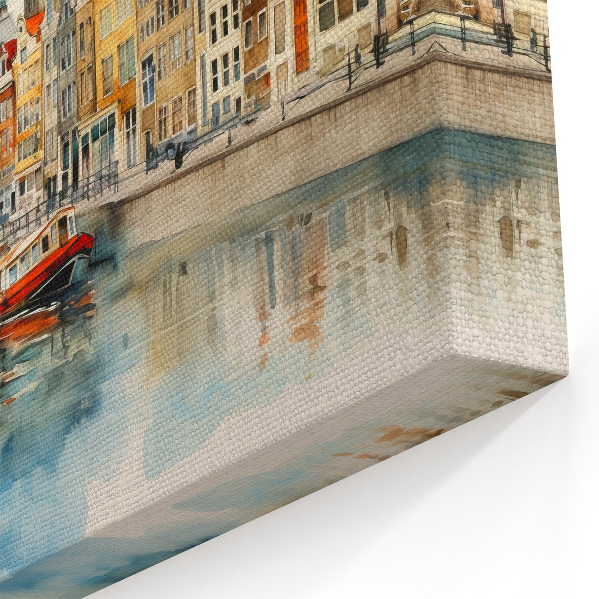 Copenhagen Canvas Prints - Vibrant Danish Cityscape with Canal View