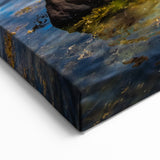 Denmark Wall Art - Copenhagen Little Mermaid Statue and Waterfront View