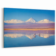 Patagonia Wall Art – Majestic Flamingos & Snowcapped Chilean Mountains
