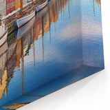 Copenhagen Canvas Prints - Vibrant Harbor Reflections and Colorful Buildings