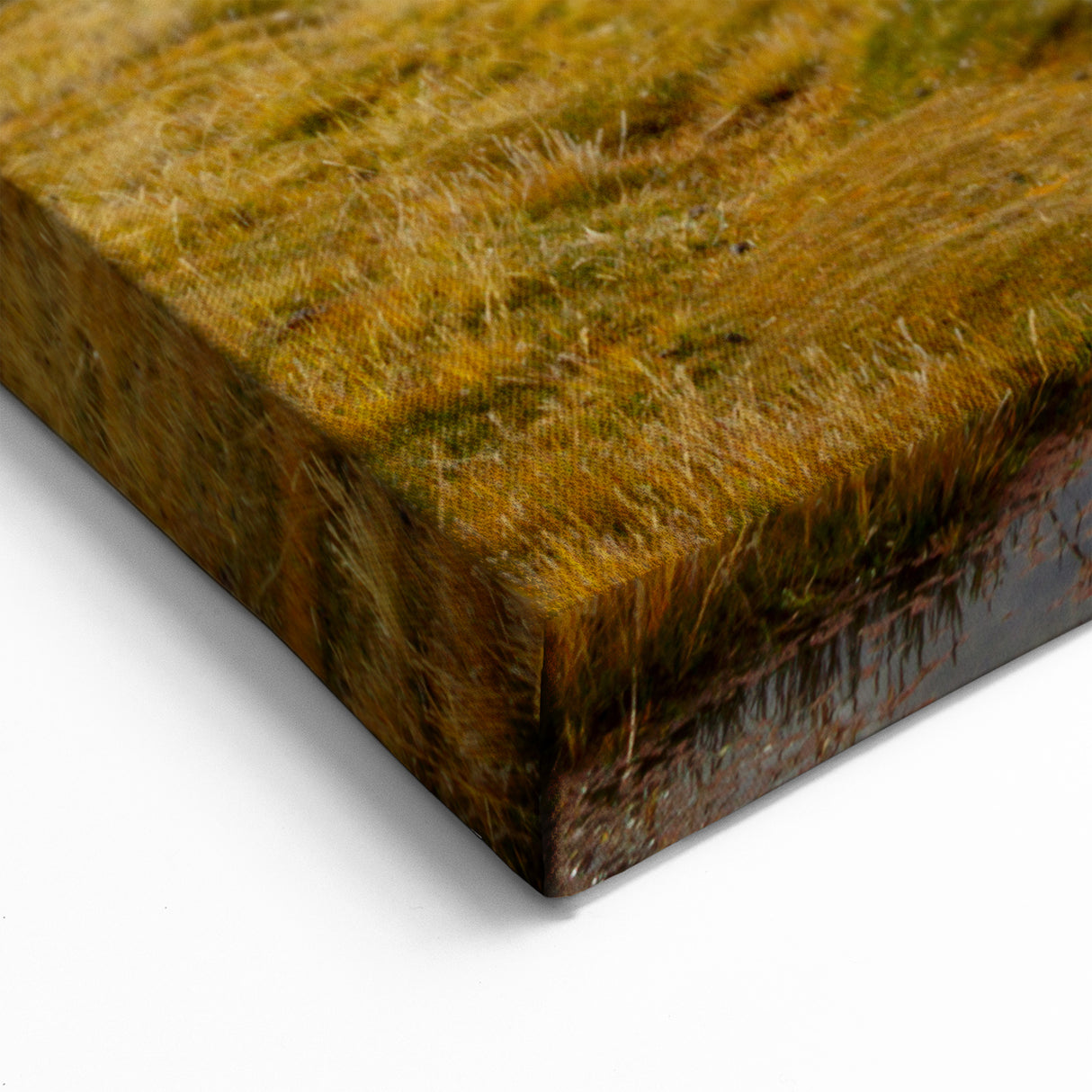 Chile Landscape Art – Alpacas Grazing in Andean Mountains Wall Decor