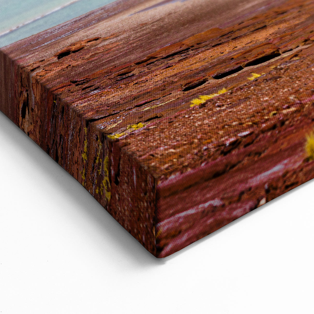 Atacama Desert Wall Art – Vibrant Chilean Mountain and Lake Landscape