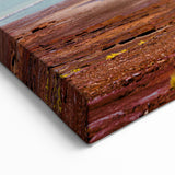 Atacama Desert Wall Art – Vibrant Chilean Mountain and Lake Landscape