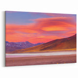 Chile Desert Sunset Wall Art – Breathtaking Atacama Sky and Landscape