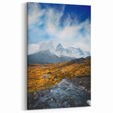 Torres del Paine Wall Art – Majestic Chilean Mountain Landscape Decor