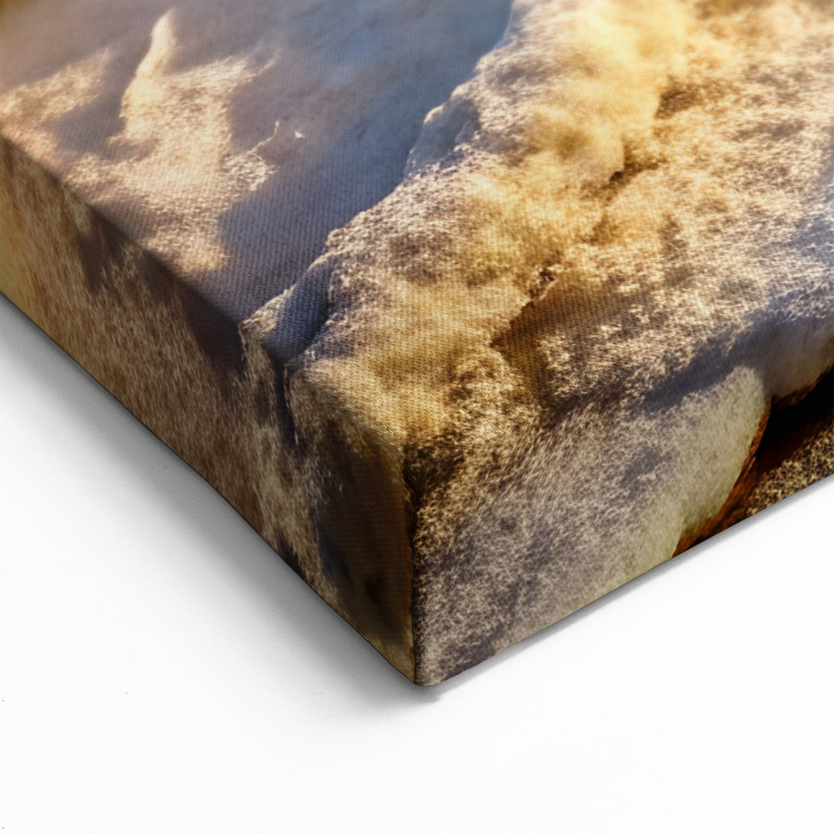 Dead Sea Canvas Art - Scenic Israel Seascape with Salt Formations