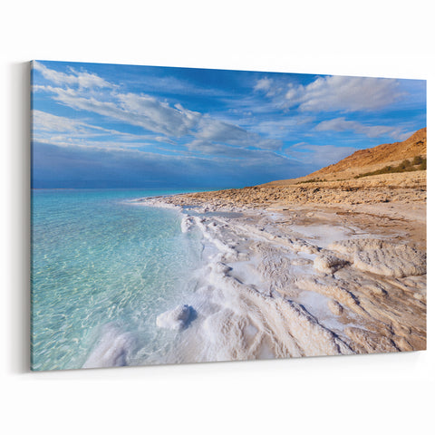 Dead Sea Wall Art - Scenic Israel Landscape Prints with Salt Formations