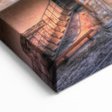 Bath Cityscape Canvas - Historic Roman Baths and Abbey View