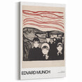 Edvard Munch Wall Art - Anxiety, 1896 - Expressionist Art Print