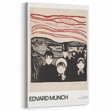 Edvard Munch Wall Art - Anxiety, 1896 - Expressionist Art Print