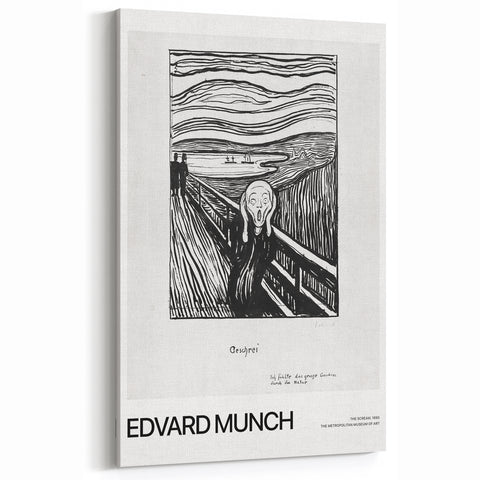 Edvard Munch Wall Art - The Scream, 1895 - Expressionist Icon Print