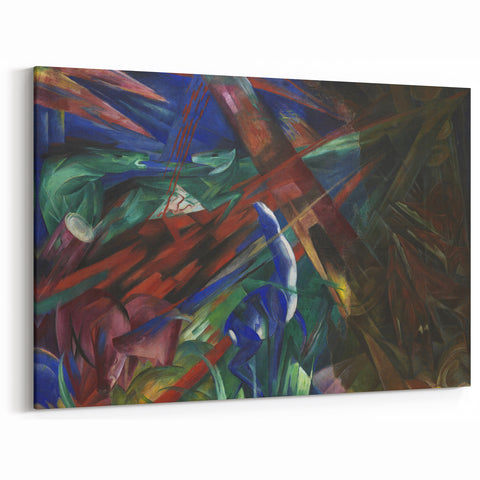 Franz Marc Wall Art - Expressionist Modernism Print with Blue Rider Theme