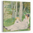 Berthe Morisot Art - 19th Century Impressionist Mother and Child Outdoors