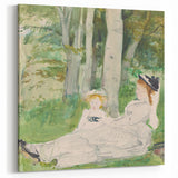 Berthe Morisot Art - 19th Century Impressionist Mother and Child Outdoors