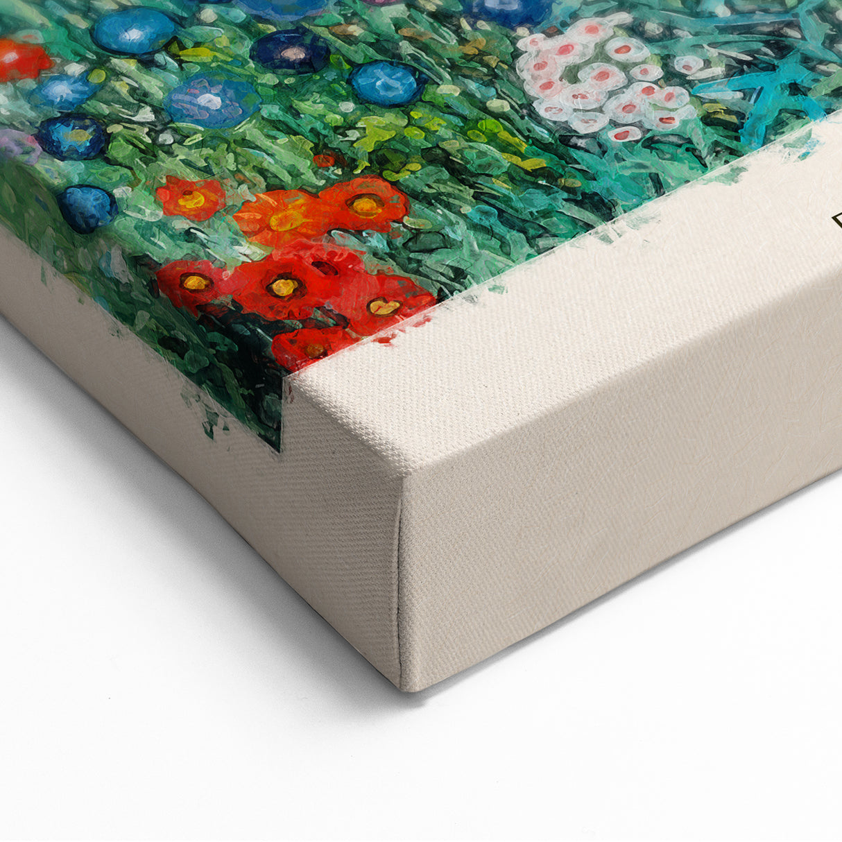 Gustav Klimt Wall Art | Farm Garden with Sunflowers Canvas Prints