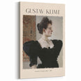 Gustav Klimt Wall Art | Portrait of a Lady in Black Canvas Prints