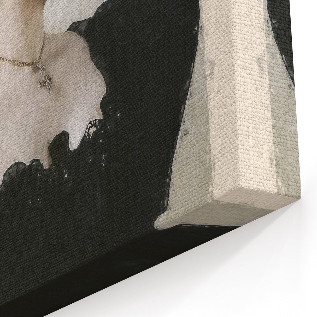 Gustav Klimt Wall Art | Portrait of a Lady in Black Canvas Prints