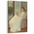 Berthe Morisot Art - Elegant 19th Century Impressionist Lady by Window