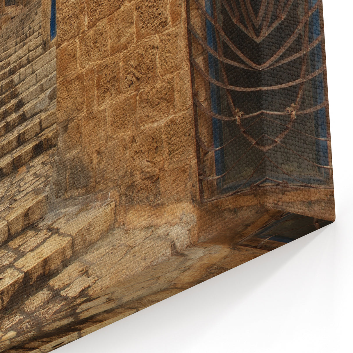 Old City Jerusalem Streets - Rustic Cityscape Canvas & Framed Wall Art