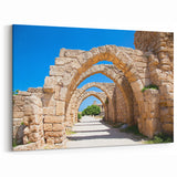 Ancient Jerusalem Arches - Historic Cityscape Canvas & Wall Art Decor