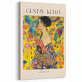 Gustav Klimt Wall Art | Lady with Fan Canvas Prints | Klimt Art Reproduction