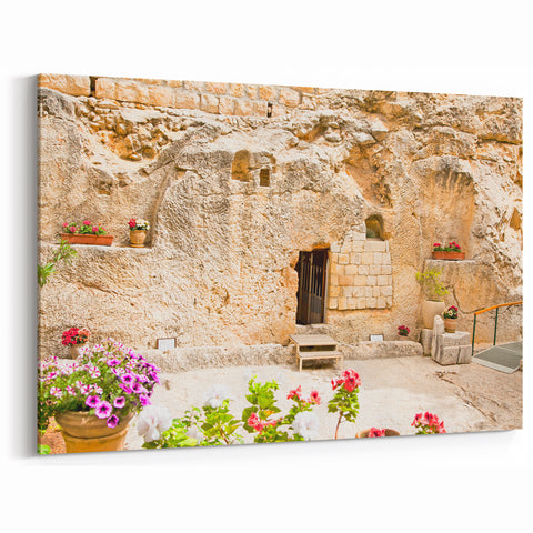 Garden Tomb Jerusalem - Historic Cityscape Canvas & Framed Wall Decor