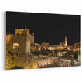 Tower of David at Night - Historic Jerusalem Skyline Canvas & Wall Art