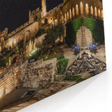 Tower of David at Night - Historic Jerusalem Skyline Canvas & Wall Art