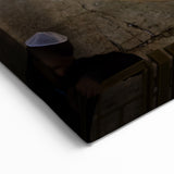 Golden Menorah at Western Wall - Historic Jerusalem Canvas & Wall Art