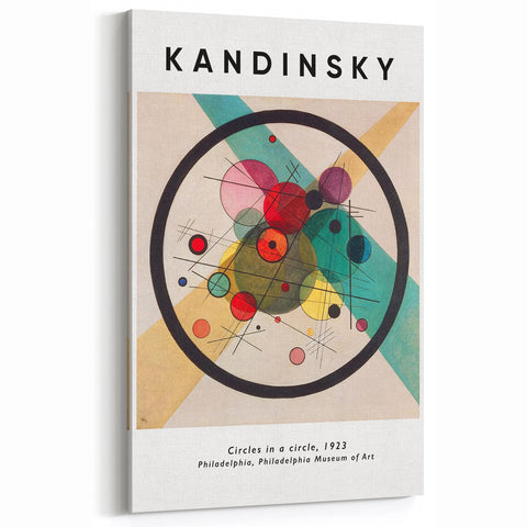 Wassily Kandinsky Art - Circles in a Circle - Modern Abstract Wall Art