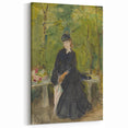 Berthe Morisot Art - 19th Century Impressionist Lady in a Garden Scene